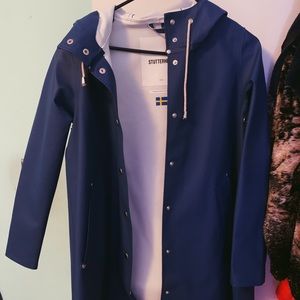 Stutterheim Blue Raincoat